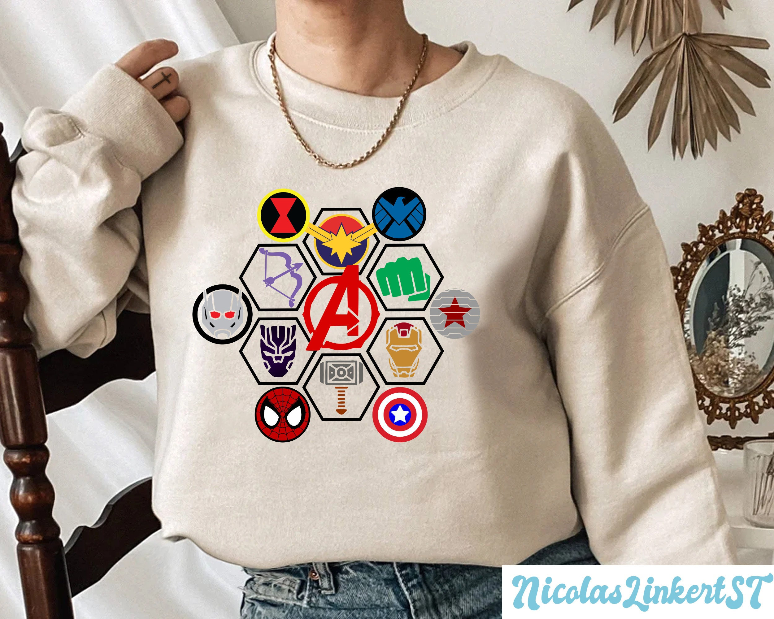 Avengers logo best sale sweatshirt