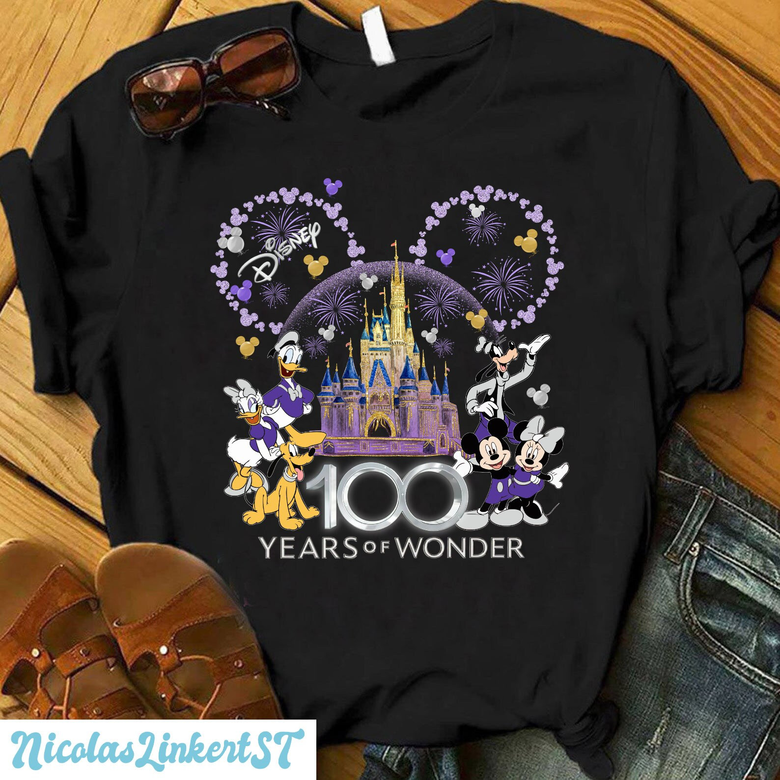 Disney 100 Years Of Wonder Shirt, Disney 100th Anniversary Shirt