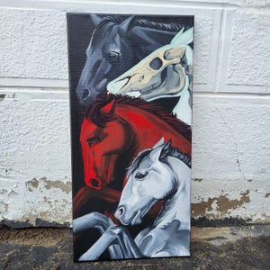 Apocalypse - Original Acrylic Painting - Painting on Canvas - Wall Decor