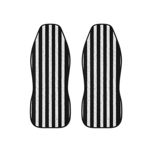 The seat covers are made with a very thick polyester fabric. These seat covers should not be used with cars that have side airbags