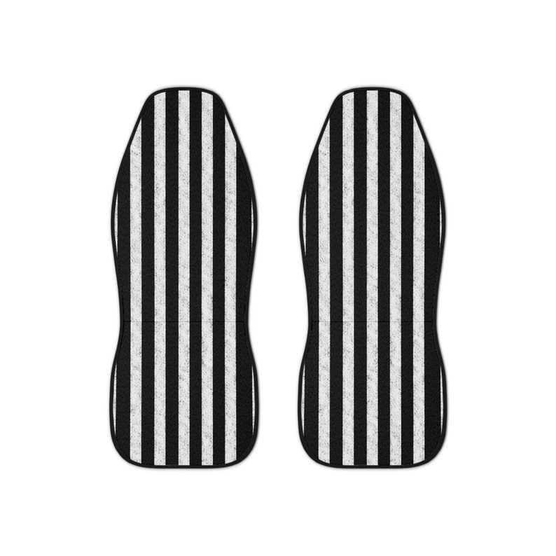 The seat covers are made with a very thick polyester fabric. These seat covers should not be used with cars that have side airbags