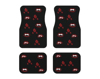 Vampirlippen Automatten Set 4tlg
