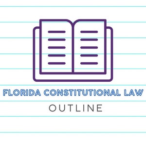 Florida Bar Examination Florida Constitutional Law Outline with Federal Distinctions
