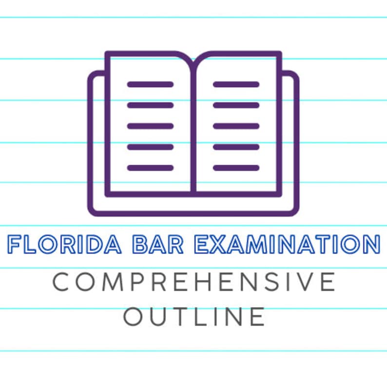 Florida Bar Examination All Essay Subject Outline Etsy