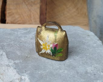 Vintage small handmade Alpine cow bell