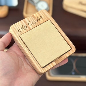 Teacher Sticky Note Holder | Post Note Holder | Teacher Appreciation Gift | Classroom Organization | Desk Organizer Cute