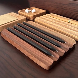 Walnut Pen Tray |
Teacher Appreciation Gifts | 
Wooden Pen Tray For Desk |