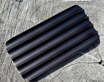 Zwart houten pennenbakje | Bureau-organizer, leraarcadeau
