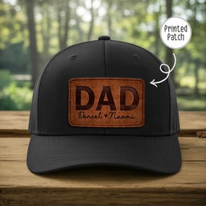 Custom Dad Hat, Father's Day Gift from Daughter, Son, Dad of Girl / Boy Trucker Hat