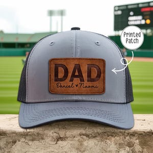 Custom Dad Hat, Fathers Day Hat Gift From Daughter, Dad of Girls / Boy Gift