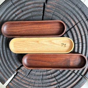 Pen Tray | Small Pen Tray | Pen Holder For Desk Unique | Wooden Pen Tray For Desk | Desk Drawer Organizer
