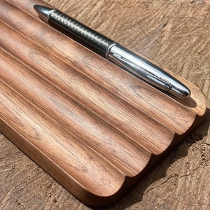 Porte-stylo en bois | Porte-stylos | Cadeaux de remerciement pour les enseignants | Porte-stylos pour bureau en noyer | Porte-stylo pour bureau Unique | Organisateur de tiroir de bureau