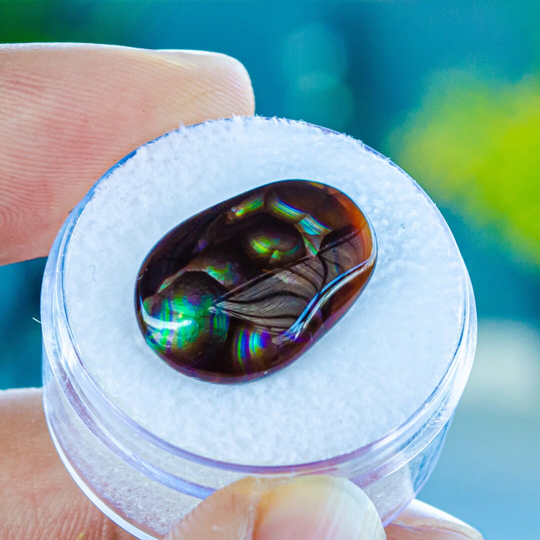 Purple Fire Agate Bubbles of Fire Agate Fire Agate Stone Etsy