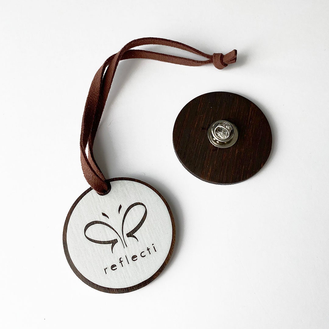 Custom Reflective Keychain Personalized Pin Safety Reflector - Etsy