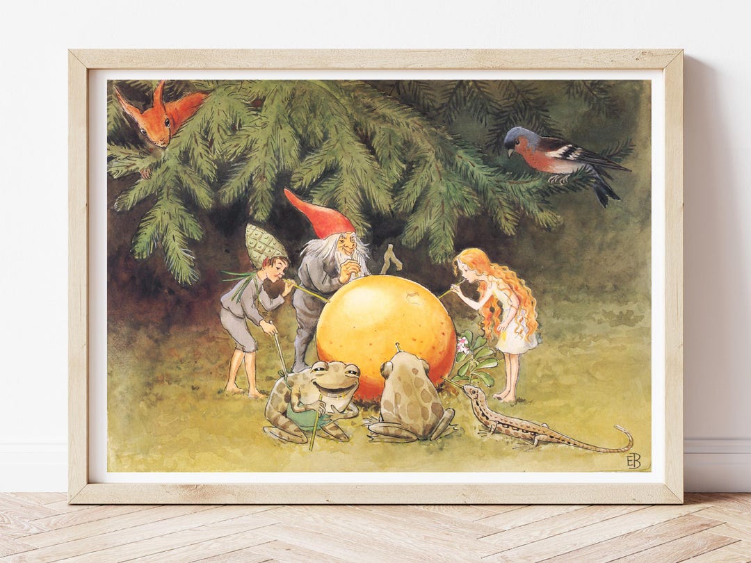 エルサ・ベスコフのポスター、太陽の卵、スウェーデンのフェアリーコア