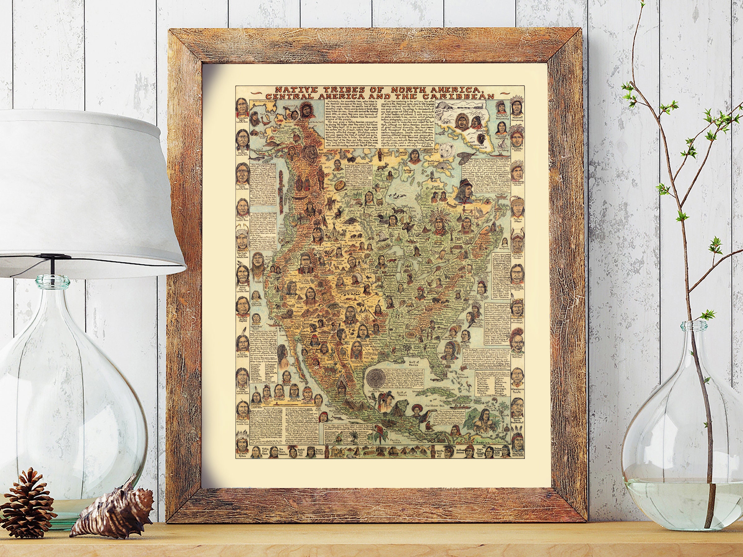 Vintage Native Tribes of North America, Central America and