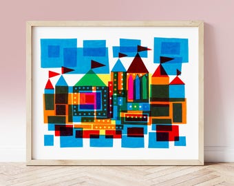 メアリー・ブレア「イッツ・ア・スモールワールド」ジクレー版画：1963