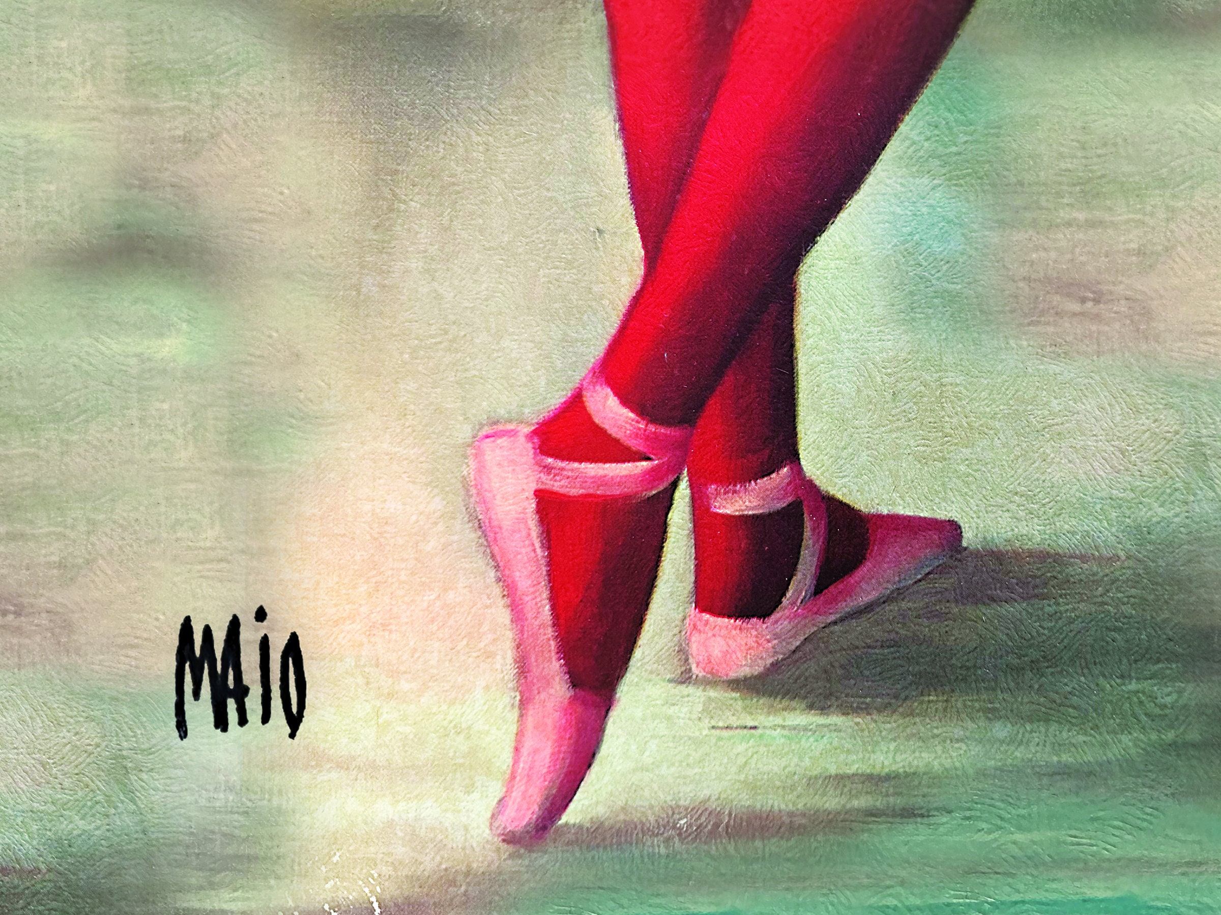 ヴィンテージ マイオ バレリーナ リトグラフ ポスター、ハーレクイン