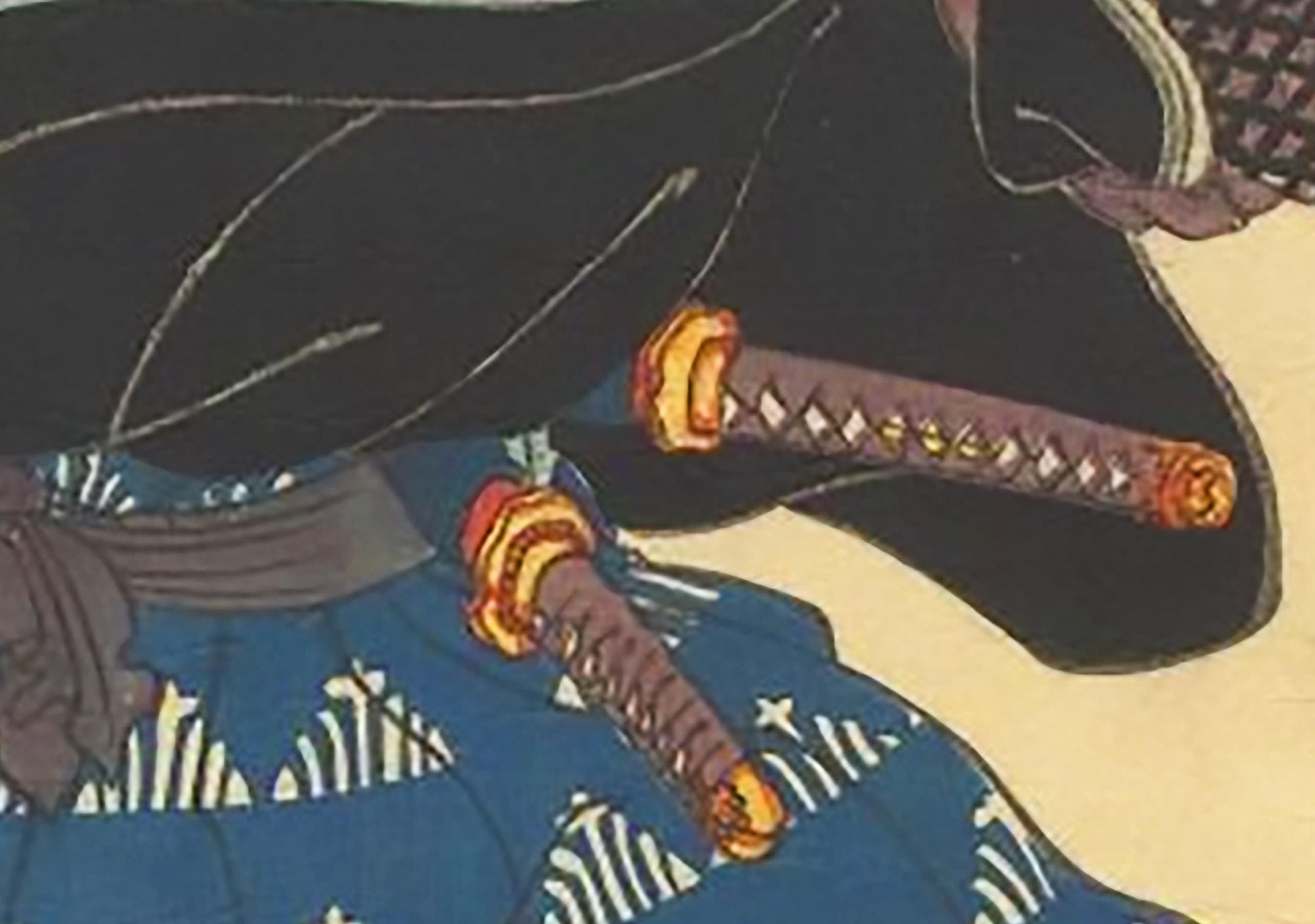 Miyamoto Musashi by Utagawa Kuniyoshi Poster, Early 18th Century