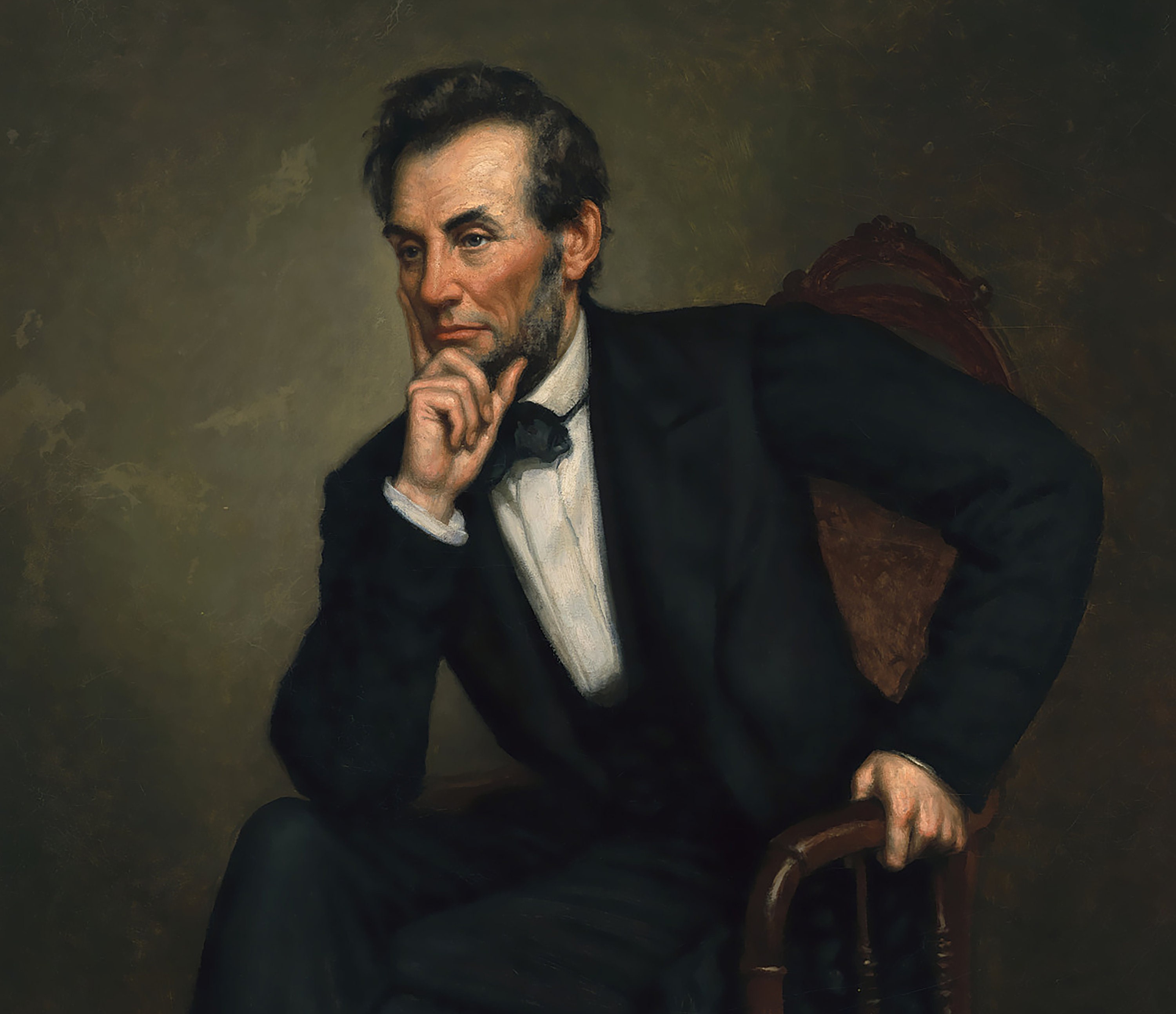 エイブラハム・リンカーンの肖像画、アンティークのアメリカ大統領