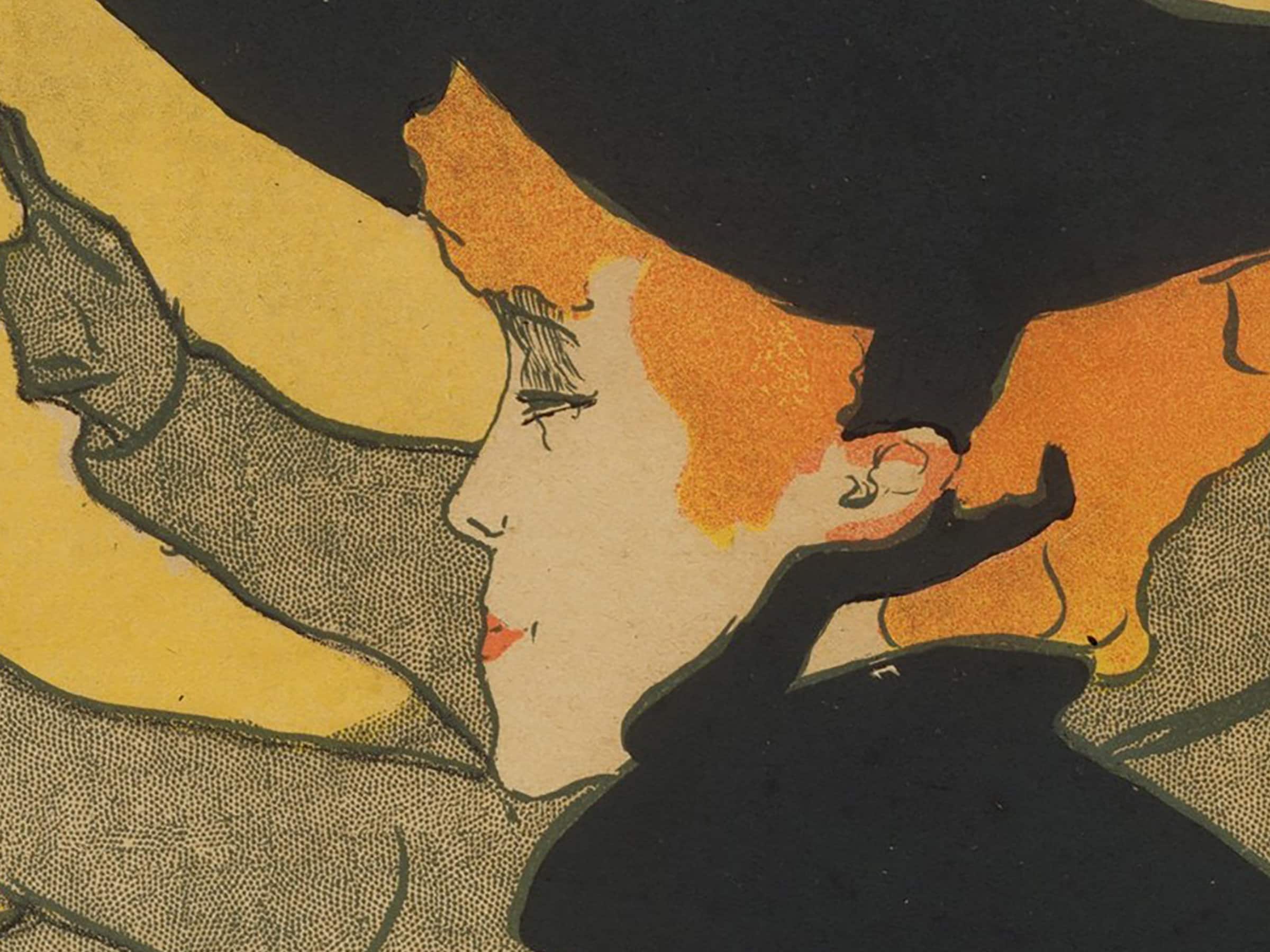 トゥールーズ・ロートレックの「Divan Japanois」の版画、アール