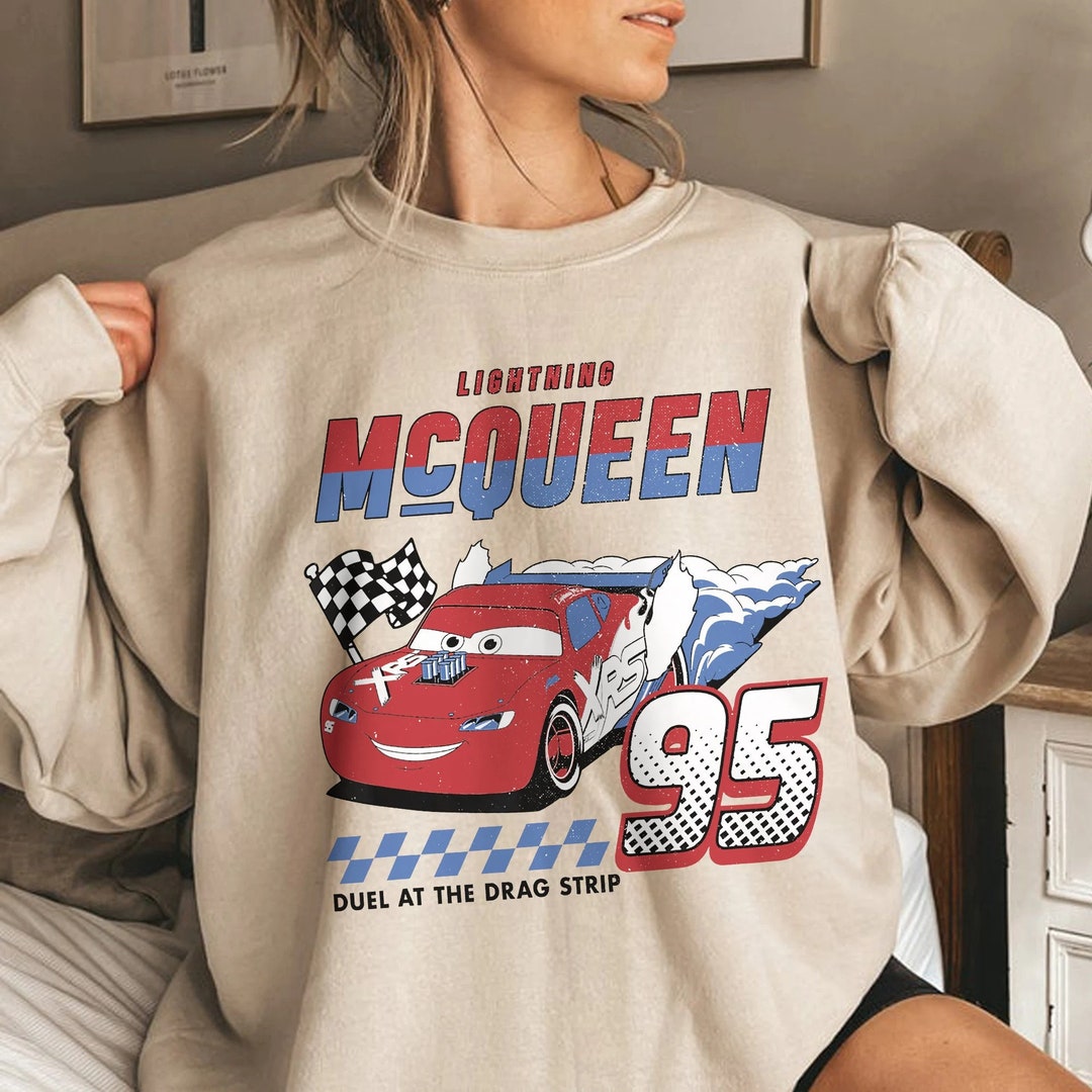 Lightning Mcqueen Sweatshirt Disney Cars Shirt Radiator Etsy