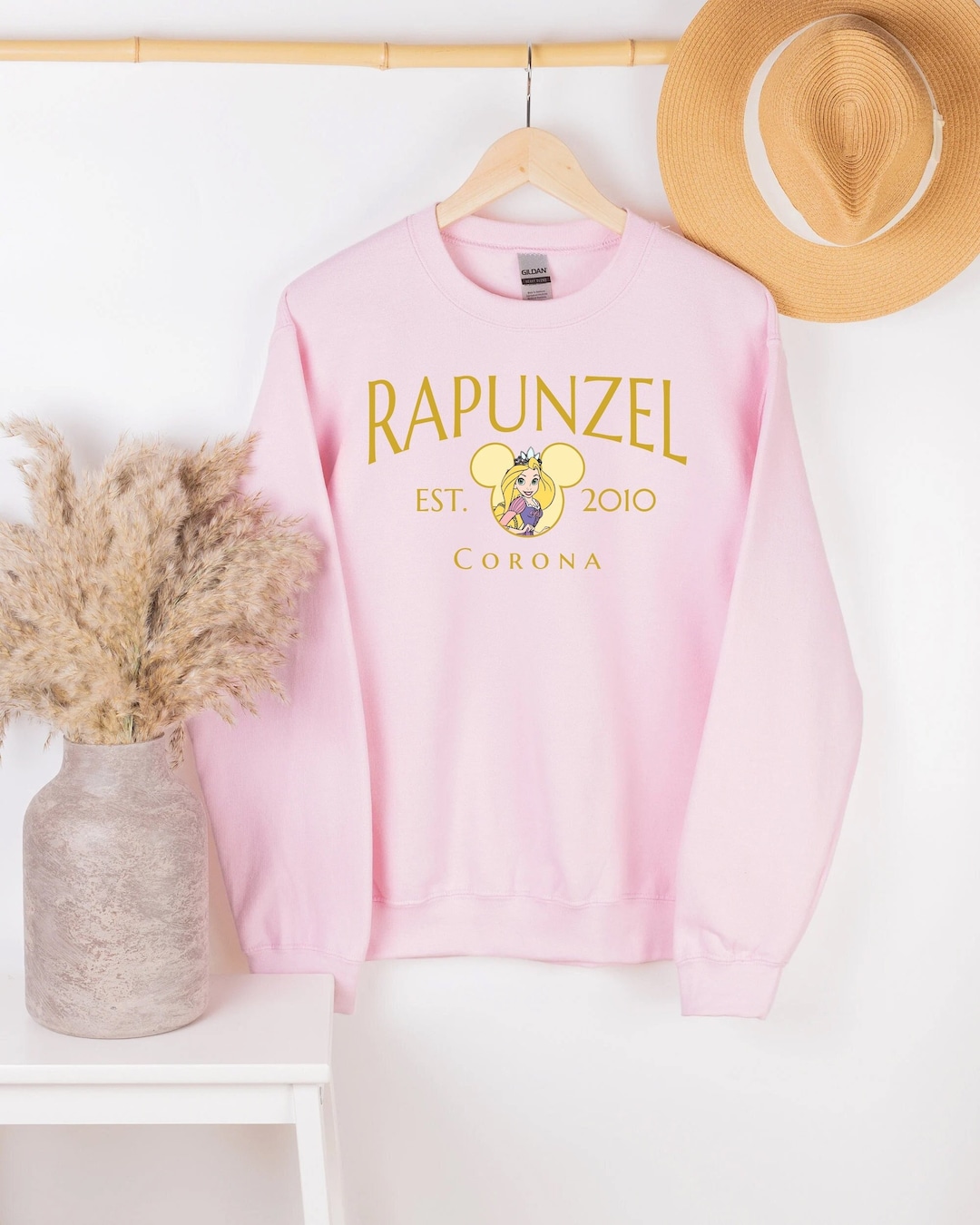 Rapunzel Sweatshirt Disney Princess Sweatshirt Rapunzel Etsy