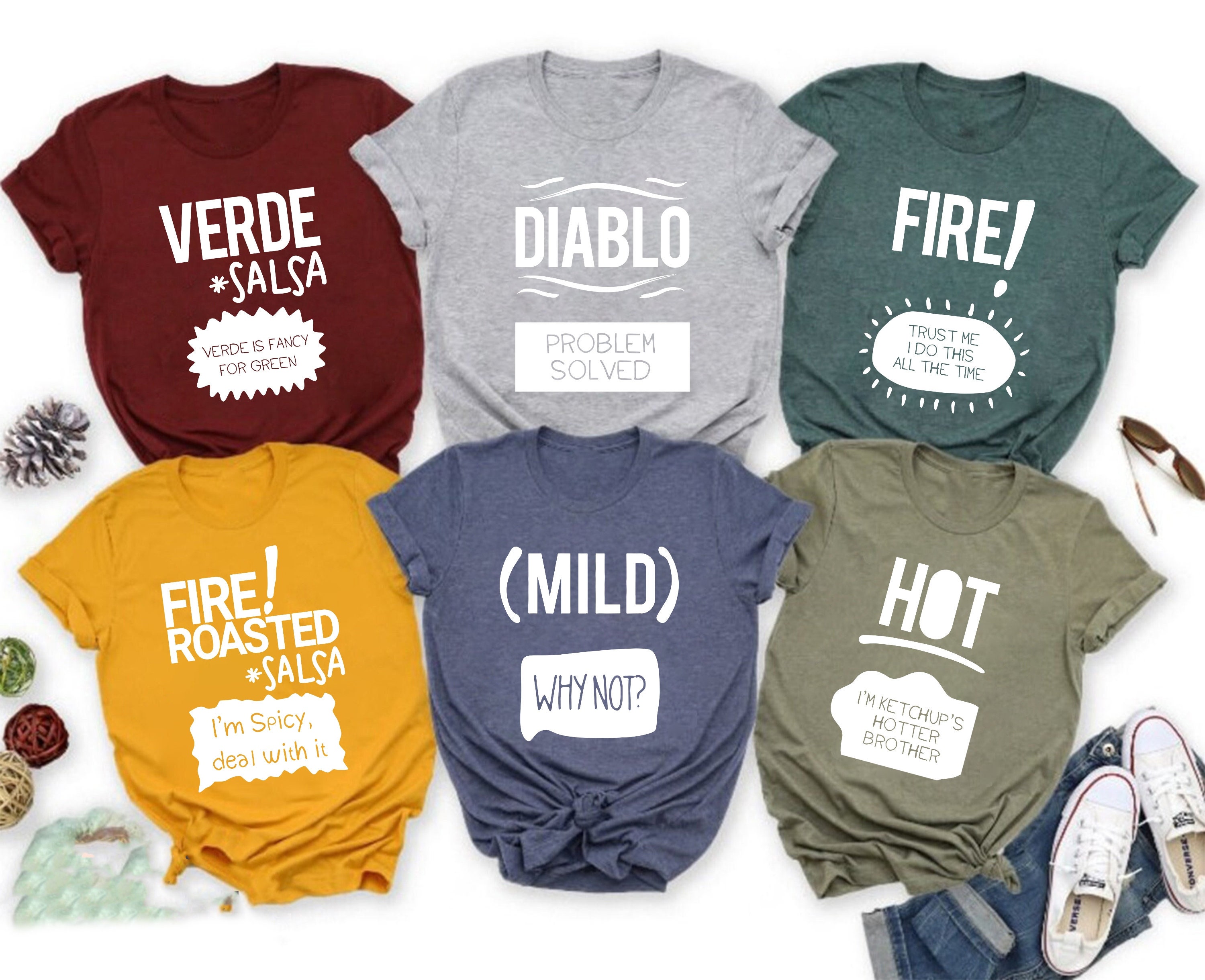 Hot Sauce Shirt Taco Sauce Shirts Office Party Shirts Taco Etsy