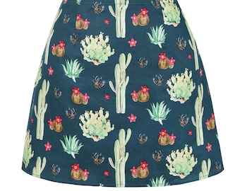 Cactus Mini Skirt Vintage Aesthetic