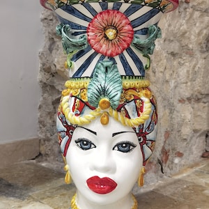 Dark brown Sicilian cart decoration