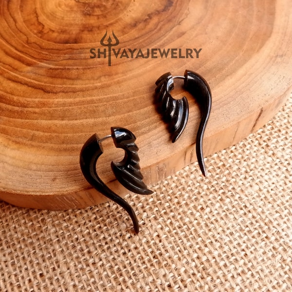 Fake Gauge Earrings Etsy