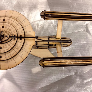 USS Enterprise Laser Cut Model (Star Trek)