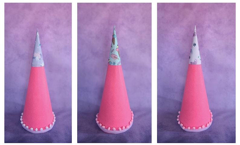 Felt Schultüte: 24" DIY School Cone, First Day of School Gift Bright Pink