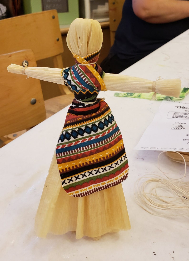 Corn Husk Dollspack of 4 Native American Heritage Month Etsy