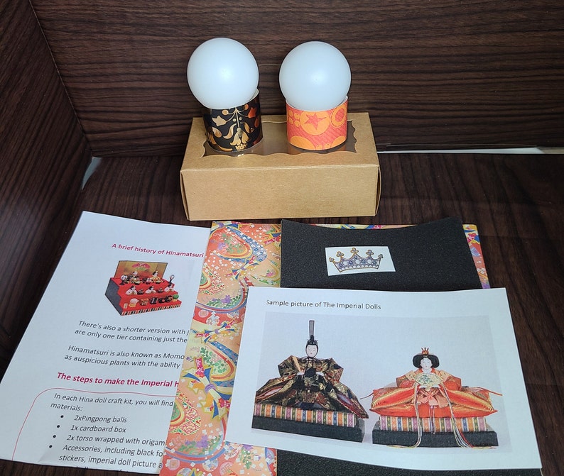 Japanese Hina Doll Craft for Kids, Japanese Girls Day Craft