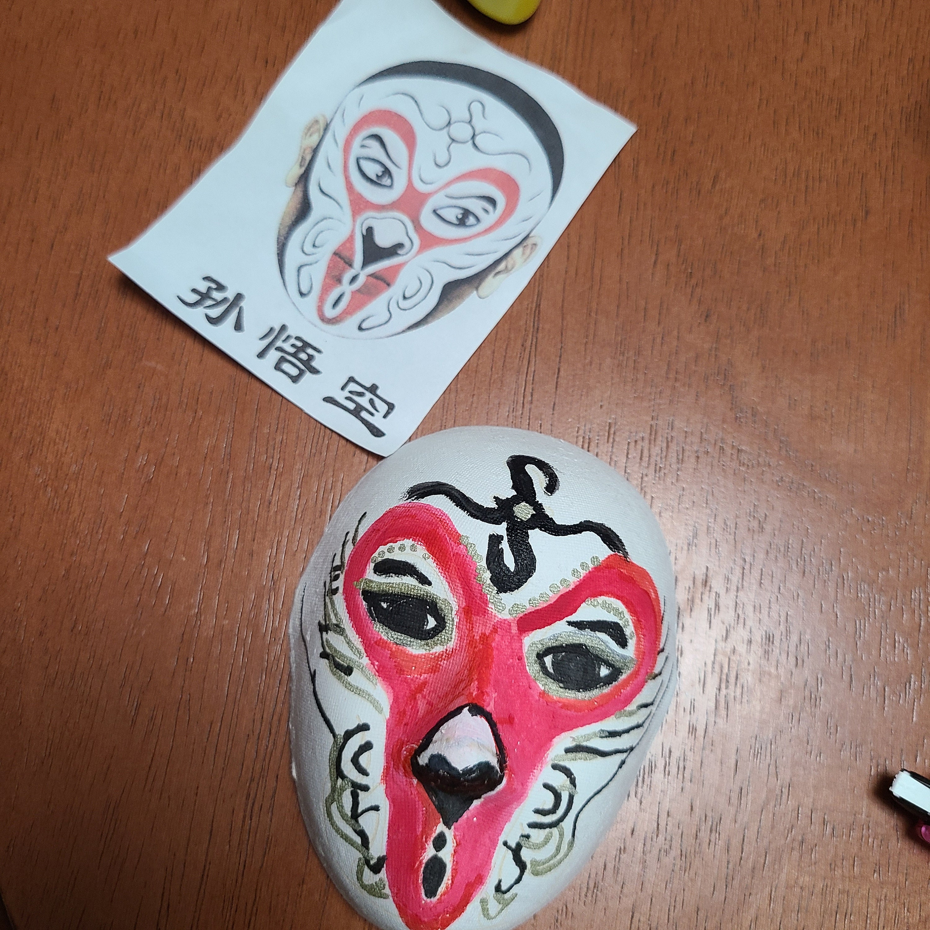 Chinese Monkey King Face Painting Sun Wukong Face Painting Etsy