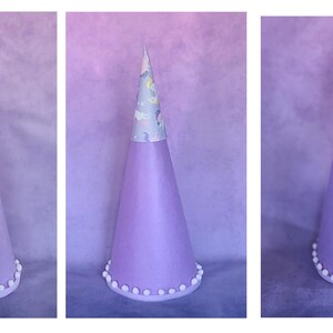 Felt Schultüte: 24" DIY School Cone, First Day of School Gift Purple