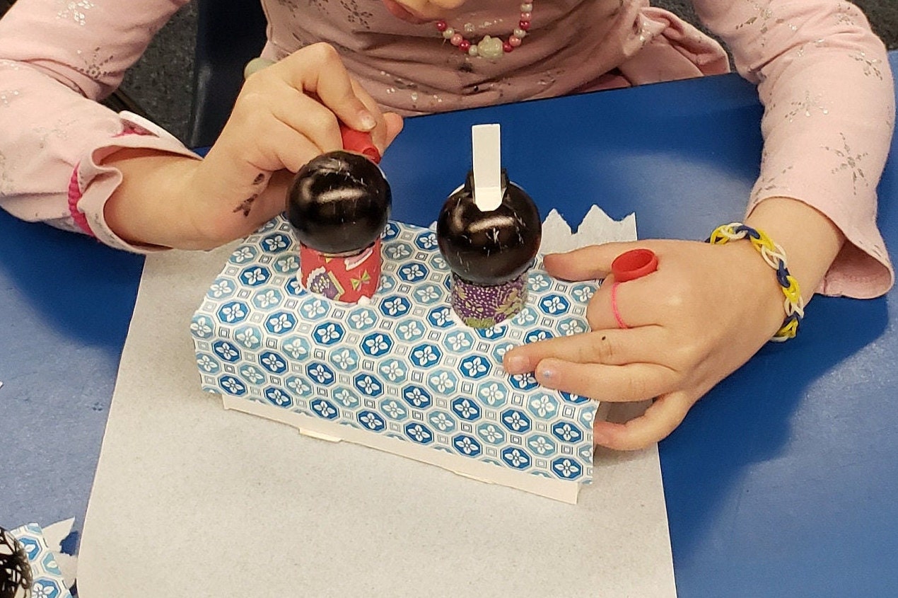 Japanese Hina Doll Craft for Kids, Japanese Girls Day Craft