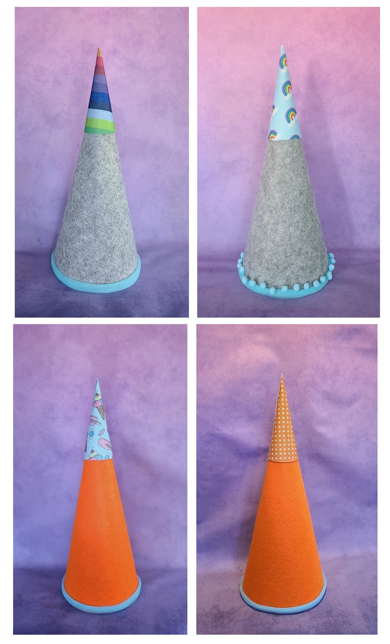 Felt Schultüte: 24" DIY School Cone, First Day of School Gift image 8