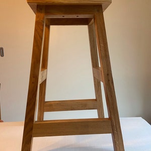 Barstool (made to order) for kitchen counter or terrace bar. Brightens up the kitchen or patio bar.