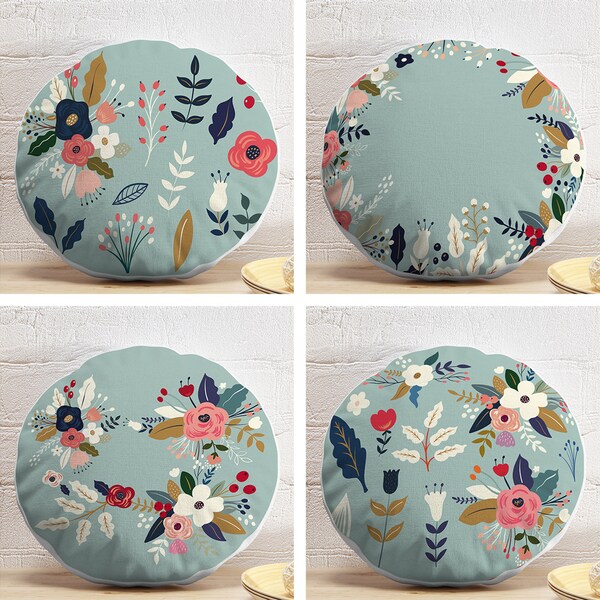 Round Pillows Etsy