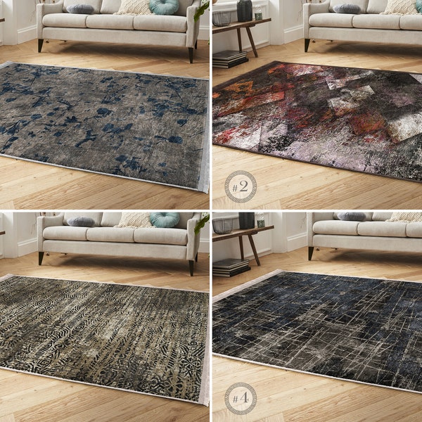 Painted Canvas Rugs Etsy