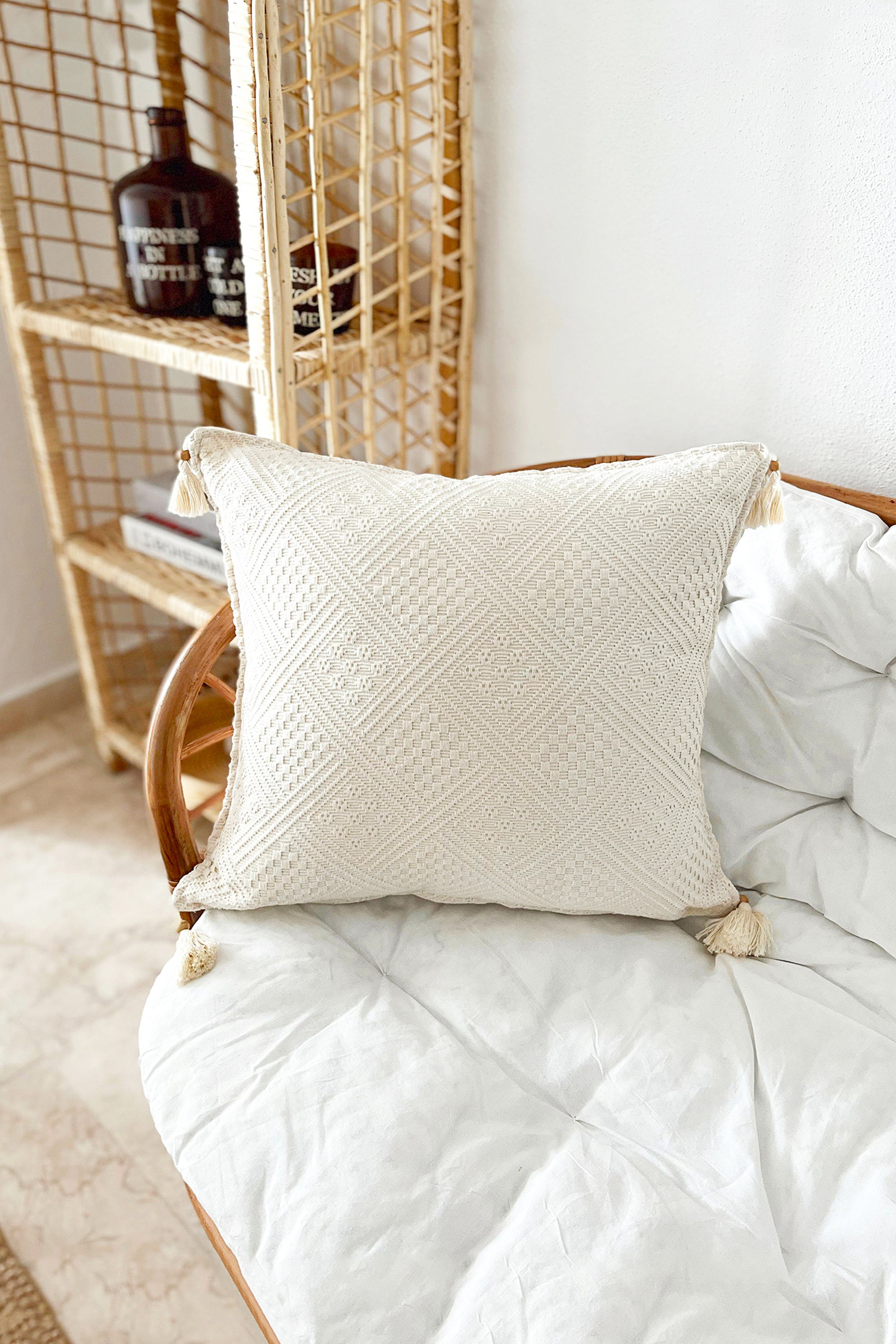 beachy boho throw pillows