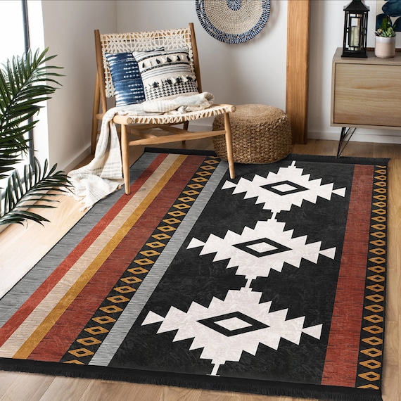 4x6 FT Traditional Area Rugs Anti-Slip Carpet Runner Floor Mat