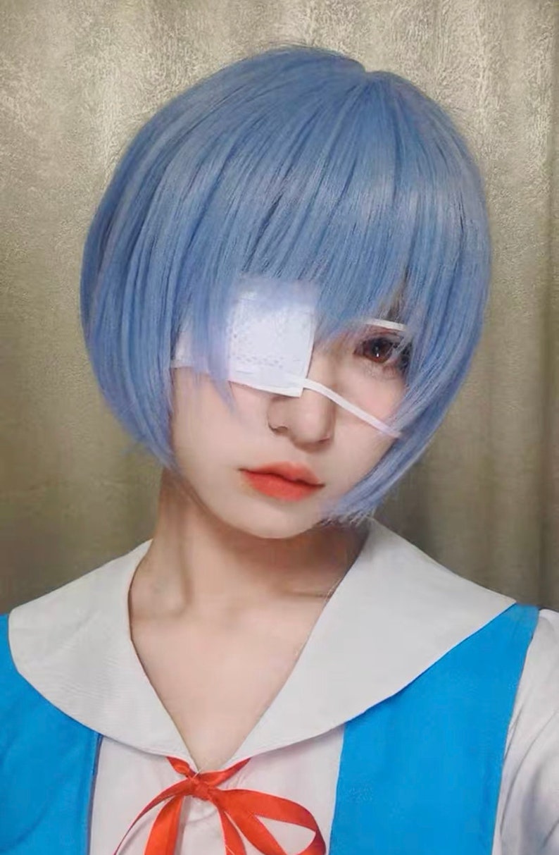 Eva Cosplay Rei Ayanami Wig Costume | Etsy