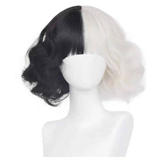 Cruella Wig Cruella Cosplay Cruella Costume Etsy