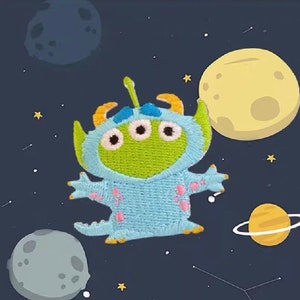 Toy story Alien iron on, sew on patch, embroidery applique