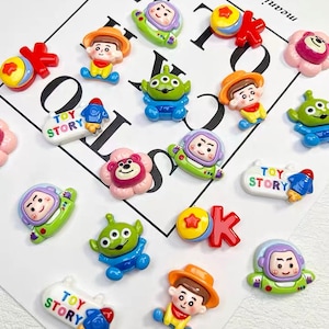 Toy Story Resinberlock, slumpmässiga 20 st, DIY-pysselmaterial