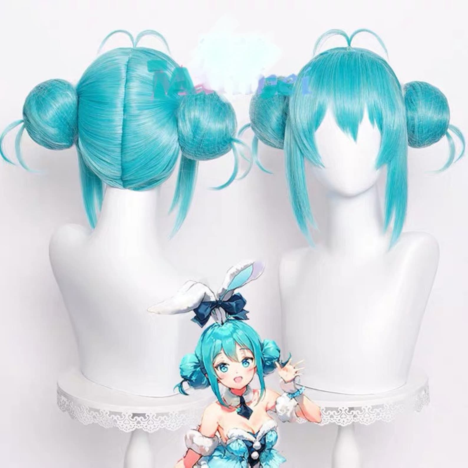 Hatsune Miku Vocaloid Costume Wig Etsy