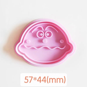 Cartoon Anpanman cookie cutter with stamp, biscuit mold, playdoh cutter, cake decoration mold 13